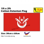 30cm X 60cm Cotton Kelantan Flag